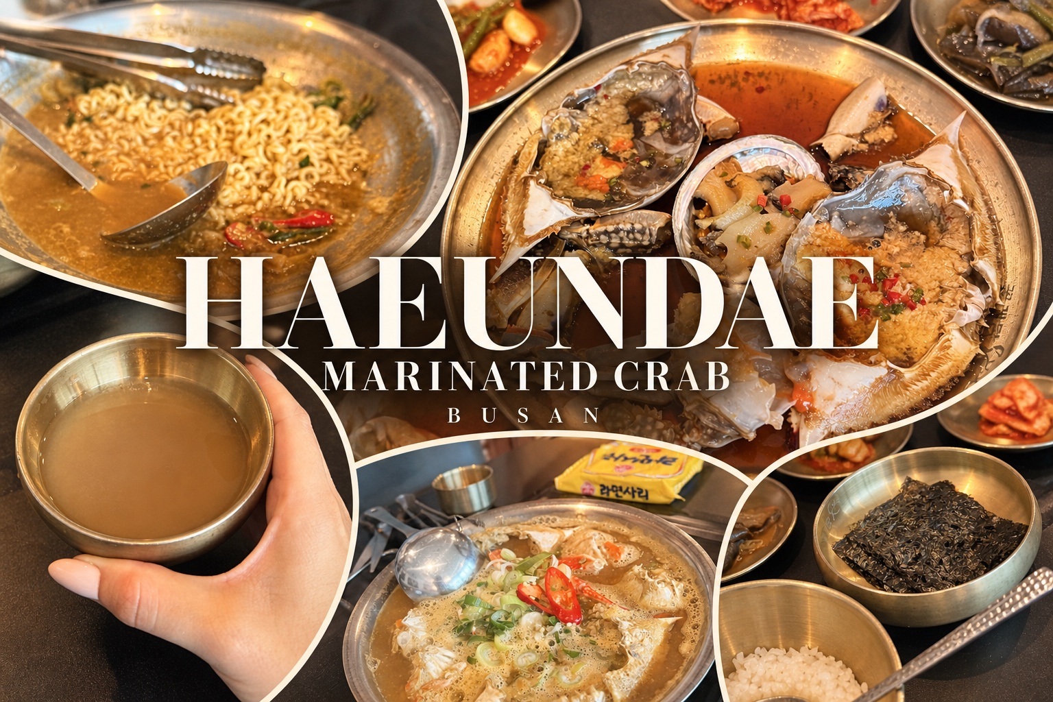 Haeundae Marinated Crab in Busan